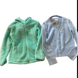 Bundle of girls size 5/6 fleece and sweater old navy and wonder nation